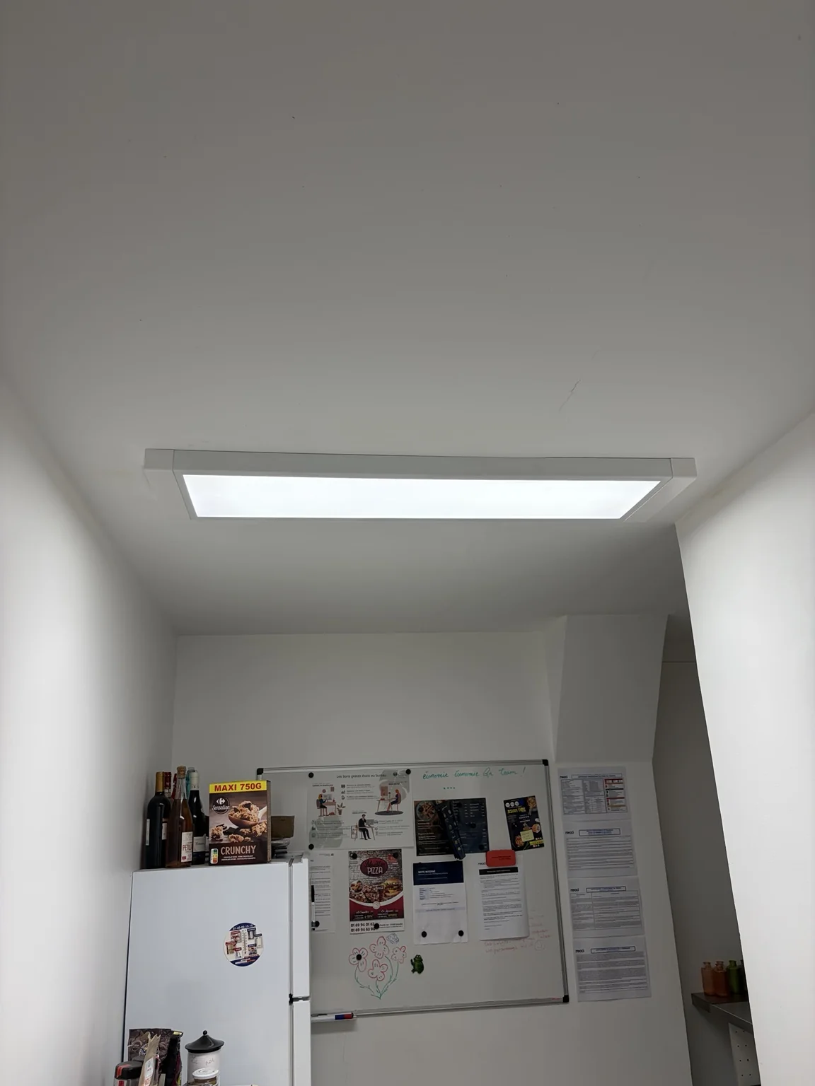 Remplacement d’un éclairage par une dalle LED